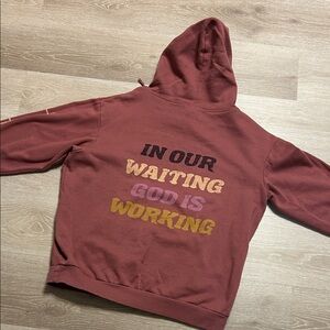 Social Scene Inspirational Religious Text Hoodie